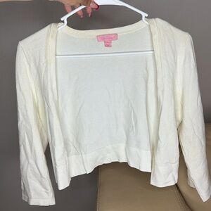 Lily Pulitzer cream Cardigan